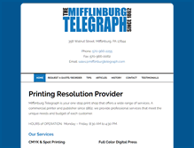 Tablet Screenshot of mifflinburgtelegraph.com